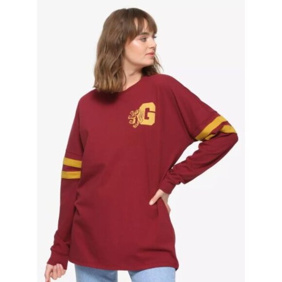NWT Harry Potter Gryffindor House Hype Jersey - BoxLunch Exclusive Sz L - Picture 4 of 12